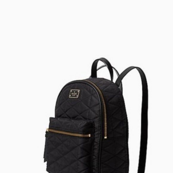 Kate Spade | Bradley Wilson Quilted Backpack Black - Picture 4 of 7
